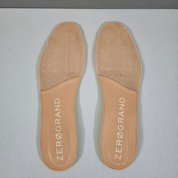 Cole Haan ZeroGrand Luxe Ankle Boot Womens 10 Ivory Suede Water Resistant Hiker - Picture 11 of 14